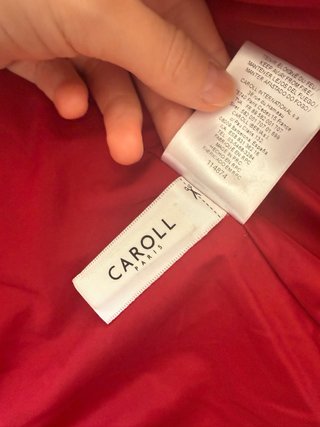 Chaqueta Acolchada Roja Caroll