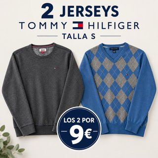 2 Jerséis Tommy Hilfiger Talla S