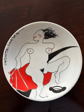 Plato Decorativo Sargadelos Carlota Cuesta