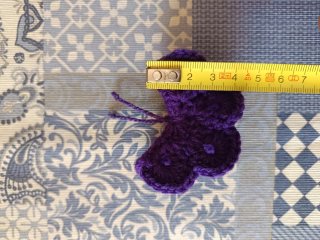 Mariposas de crochet hechas a mano