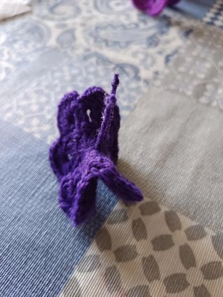 Mariposas de crochet hechas a mano