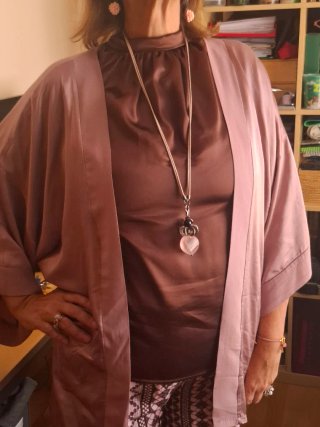 Kimono de Seda Lila, acepto ofertas, lotes