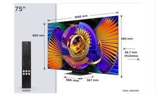TCL QLED 75C7L 75" 4K Ultra HD 144Hz Smart TV