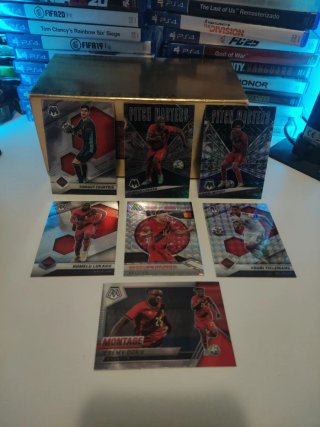 Lote 7 Cromos Bélgica Euro 2024 Panini Mosaic