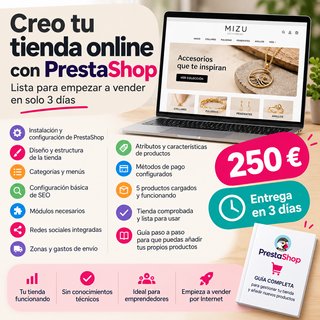Creo tu tienda online con PrestaShop – 3 días