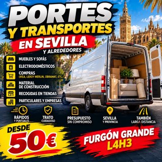 PORTES Y MUDANZAS