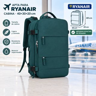 Mochila Cabina Ryanair 40x30x20 cm