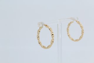 Pendientes de Aro Rizados Oro 18k.R:043-04-00303.