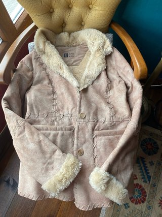 Abrigo KAN KAN beige con borreguito