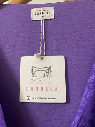 Vestido Envolvente Morado