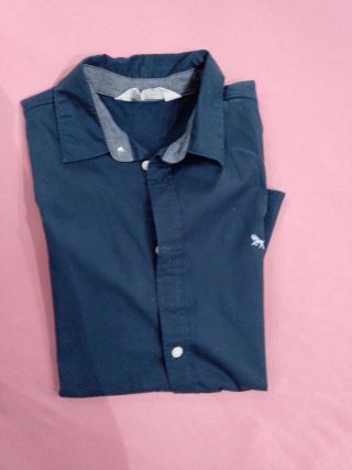 Camisa H&M Azul Talla 8-9 años