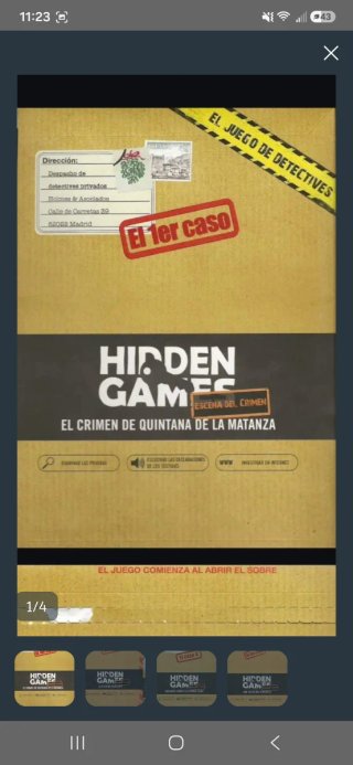 Juego Hidden Games: precio por unidad. SON EN PDF.