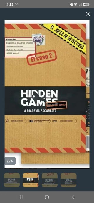 Juego Hidden Games: precio por unidad. SON EN PDF.