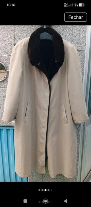 Sobretudo Vintage Delmod Gabardina Impermeável