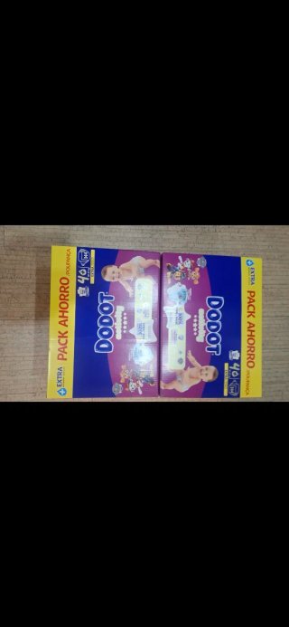 2 Packs de Fraldas Dodot Activity talla 4+