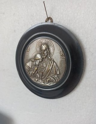 Medallón Religioso Antiguo Años 20