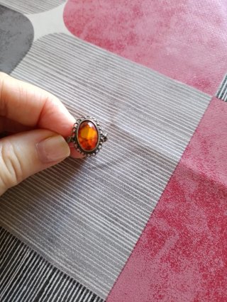 Anillo de Plata con Ámbar