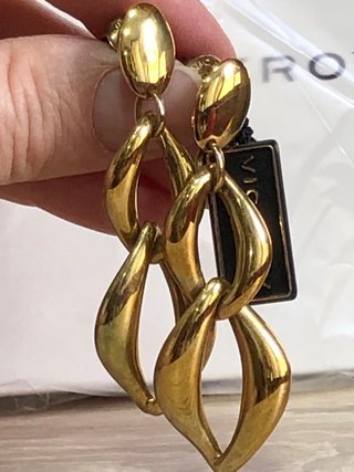 Pendientes Viceroy Dorados Nuevos