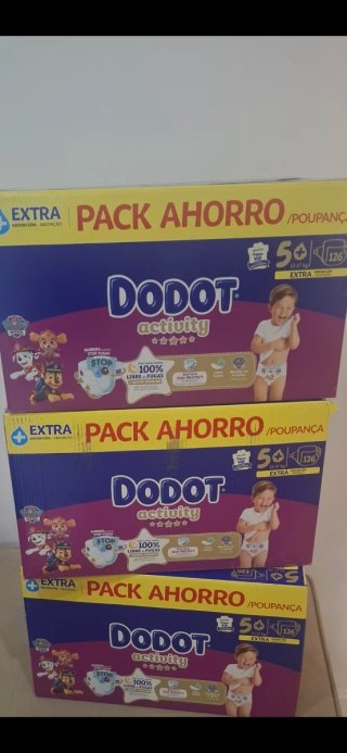 3 Packs de Fraldas Dodot Activity Tamanho 5+