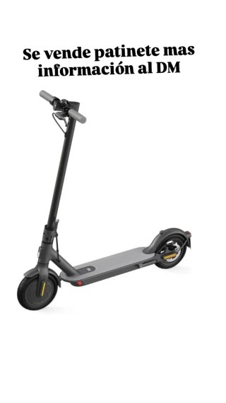 Patinete Eléctrico Negro