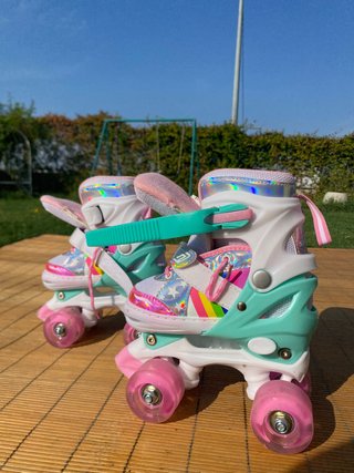 Pattini a rotelle bambina TG 31-34