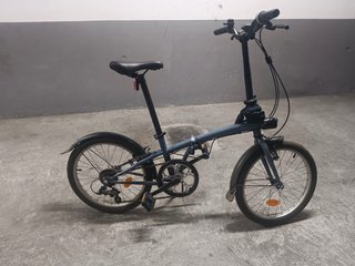 Bicicleta Plegable Gris