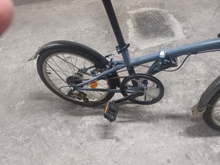 Bicicleta Plegable Gris