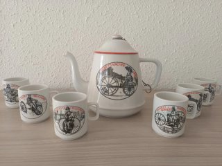 Juego de té de porcelana inglés, sin estrenar