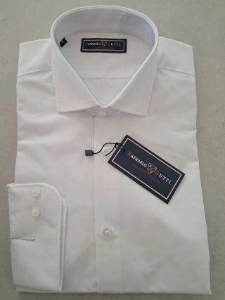 Camisa de vestir blanca Rafhaelo Gutti Talla M
