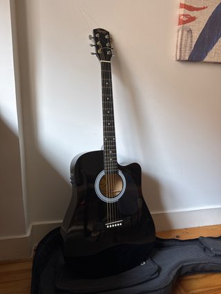 Guitarra Acústica Squier by Fender Negra