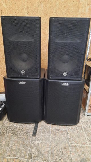 Altavoces Yamaha y Subwoofers Alto ( ALQUILER )