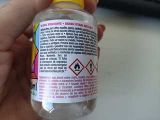 Verniz Vitral Acrilex 100ml Incolor
