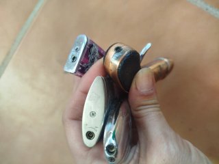 Lote 4 mecheros Zippo vintage variados