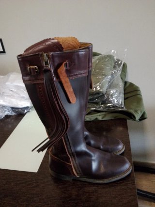 Botas de montar a caballo de cuero