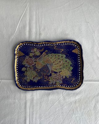 Bandeja japonesa estilo Satsuma vintage