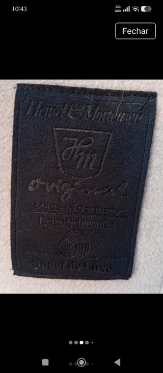 Sobretudo Vintage Delmod Clássico Bege/Preto