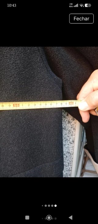 Sobretudo Vintage Delmod Clássico Bege/Preto