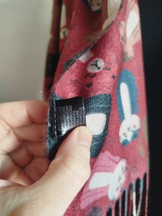 Bufanda estampada de gatos