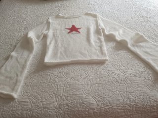 Jersey Blanco con Estrella Roja