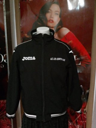 Sudadera Joma Negra A.E. Les Corts UBAE