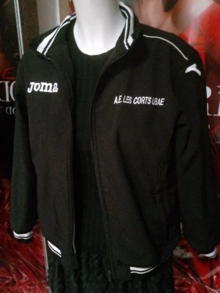 Sudadera Joma Negra A.E. Les Corts UBAE