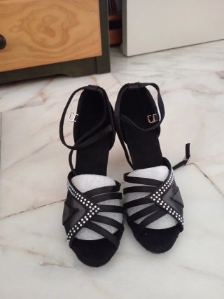 Zapatos de Baile de Salón Negros