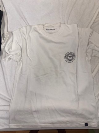 Camiseta Pull and Bear Blanca Talla M