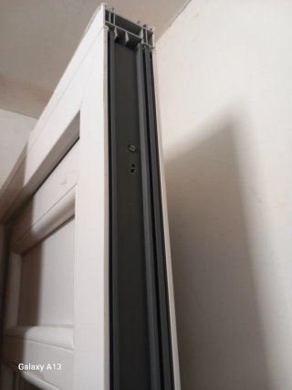 Puerta Balconera de PVC con Cristal Climalit