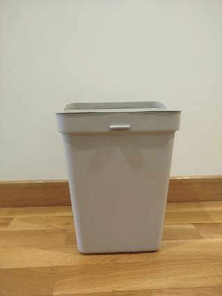 Cubo IKEA HALLBAR 10L gris