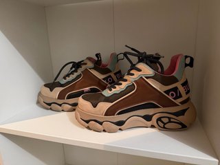 Zapatillas deportivas Buffalo beige/marrón