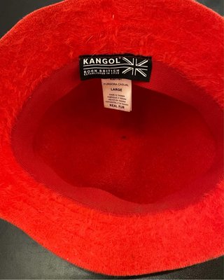 Chapéu Bucket Kangol vermelho