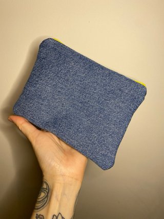 Pochette/astuccio artigianale porta trucco o doc.