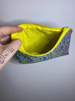 Pochette/astuccio artigianale porta trucco o doc.
