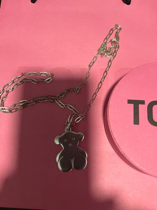 Collar Tous Oso Plata
